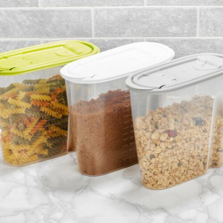 Plastic kitchen 2024 storage containers